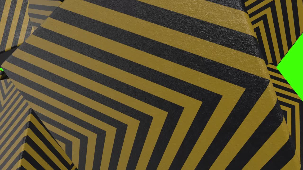 máscaras de transición de caja 3d abstract creativas. pantalla verde, caja de canal alfa lloviendo.