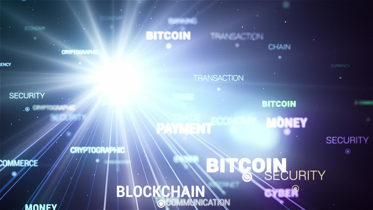 palabras de cadena de bloques de comercio electrónico conexión de bucle rápido