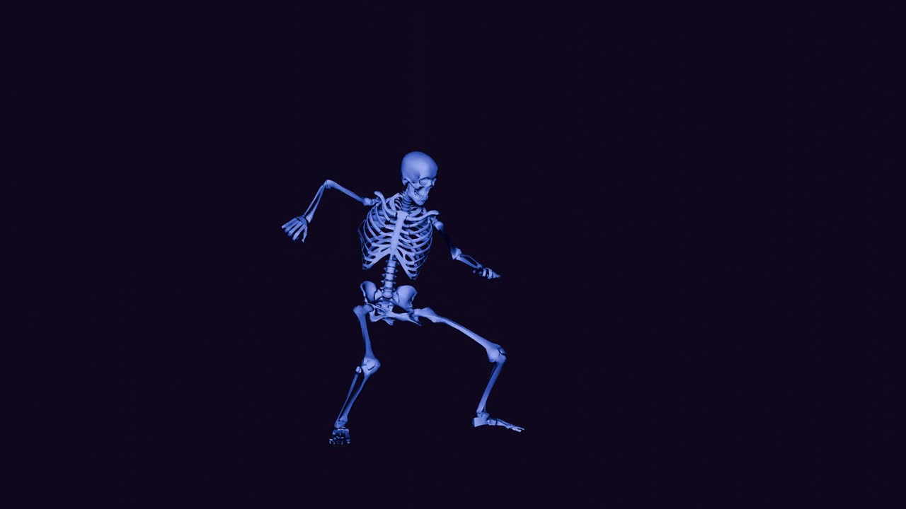 animazione di combattimento con la spada scheletrica