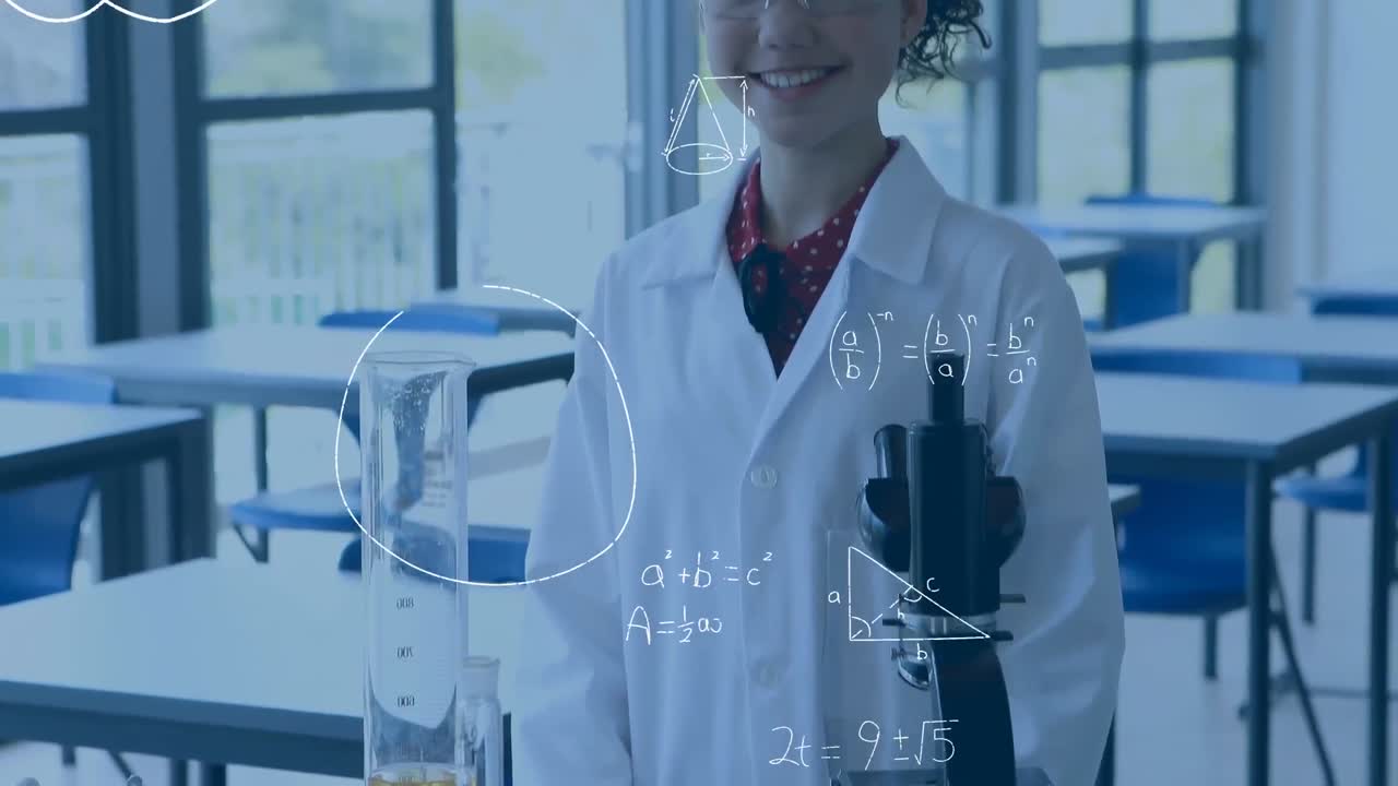 칼스에 있는 화학 학생