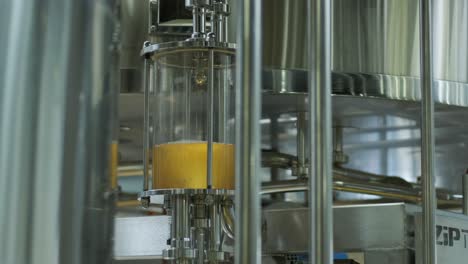 modern craft brewery. craft beer production. modern equipment in brewery