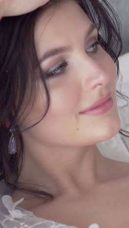 retrato de una mujer hermosa
