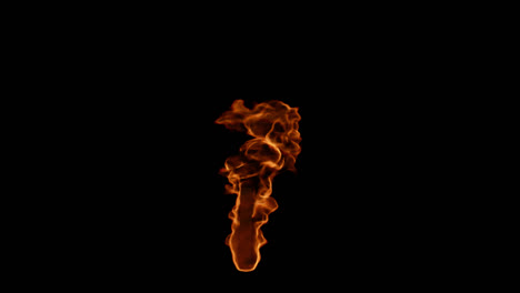 abstract flame