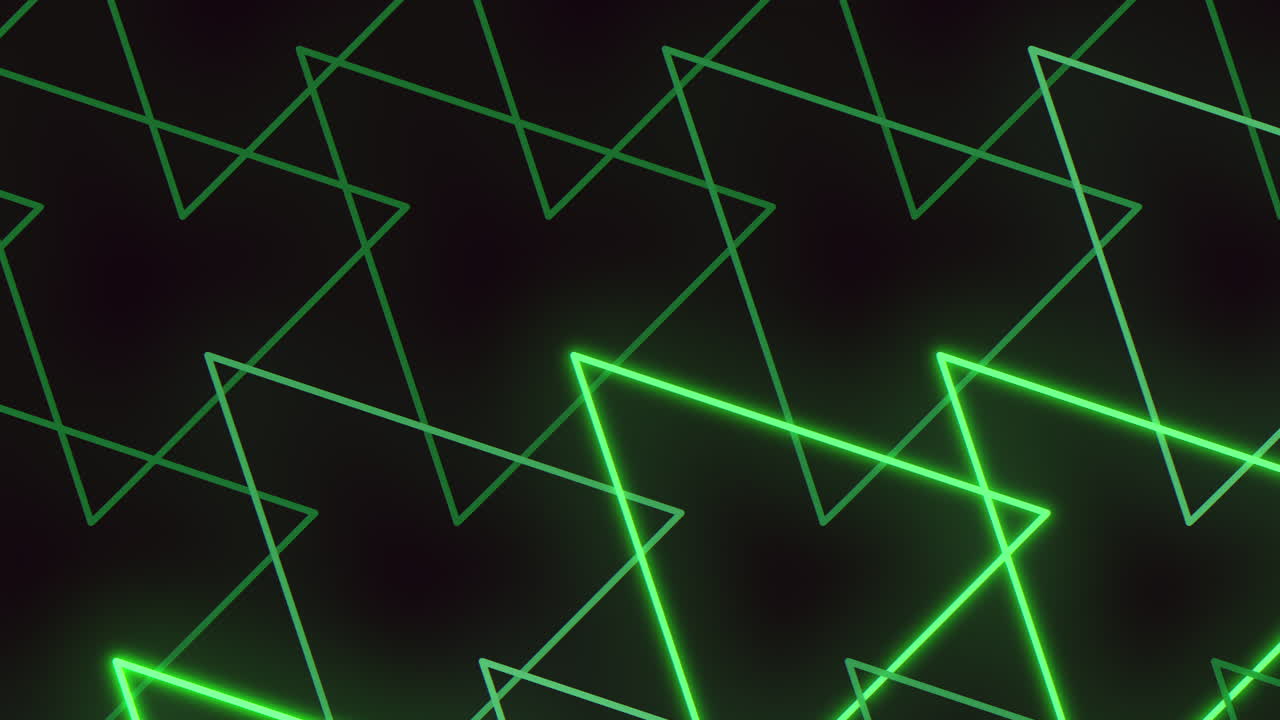 las líneas verdes geométricas forman un patrón intrincado