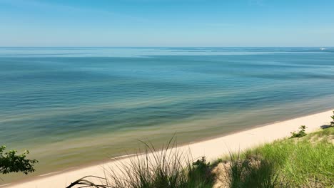 serene beach and ocean view