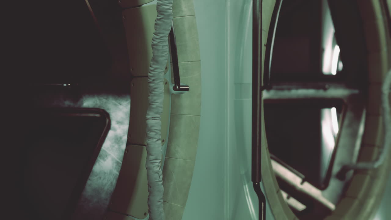 미래의 우주선 인테리어