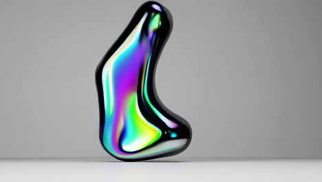 formas fluidas iridescentes abstractas