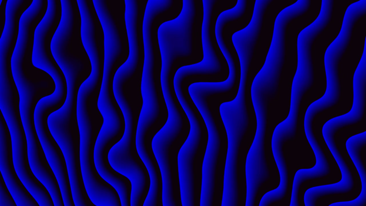 Abstract blue colorful smooth line wavy background