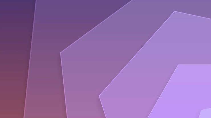Seamless Loop of Abstract Geometric Purple Gradient Background
