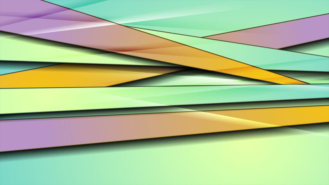 Colorful glossy stripes abstract corporate motion background