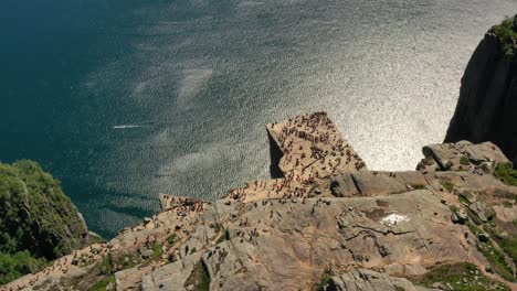 Aerial-footage-Pulpit-Rock-Preikestolen-Beautiful-Nature-Norway