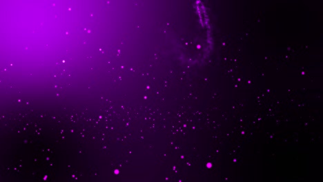 luz que se mueve en el efecto de partículas de fondo de color