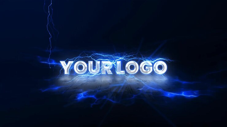 Animazione logo 'Thunder' con movimenti dinamici, facile da personalizzare con controlli colore. Nessun plug-in richiesto.