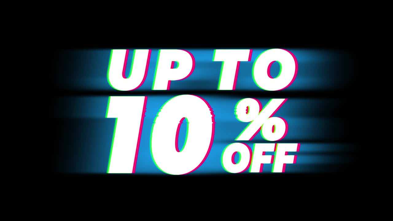 Up to 10% Off Promotion Graphic Design