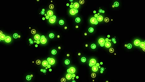 patrón verde brillante abstracto