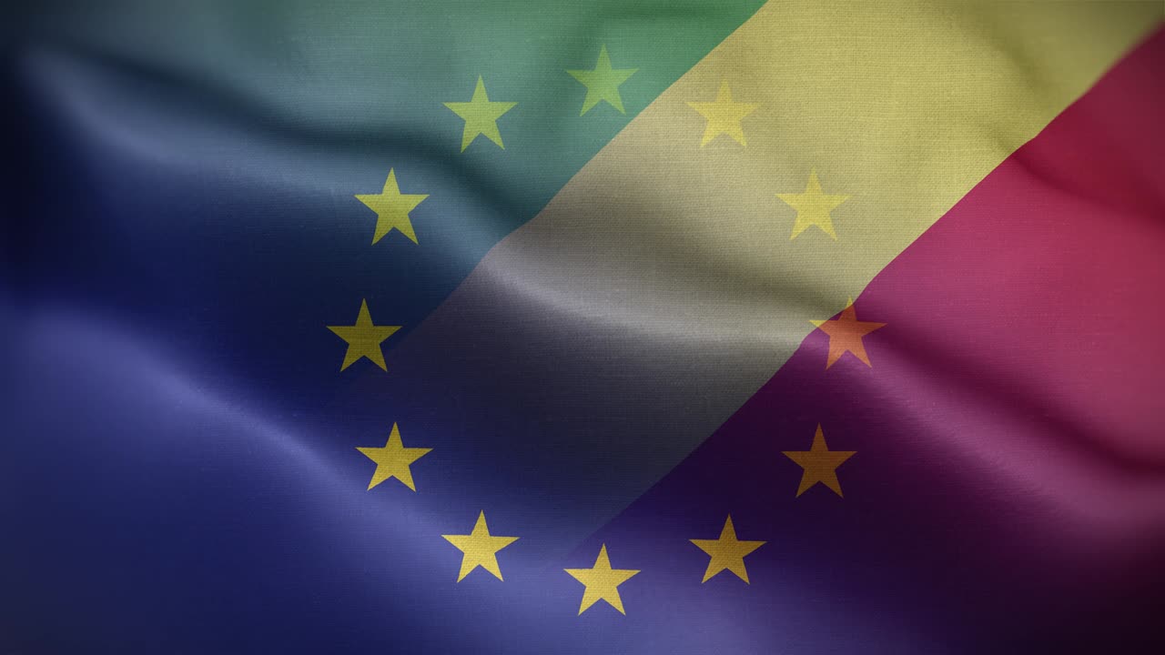 콩고 공화국의 발 루프 배경 4k