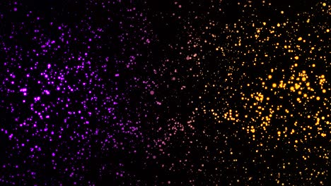 explosión de partículas abstractas de colores