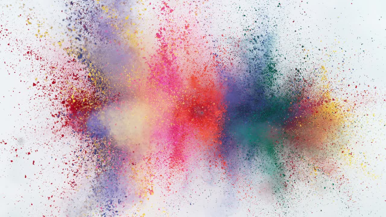 Colorful powder exploding in super slow motion. | Premium Stock Video ...