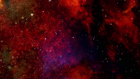 nubes nebulosas flotando en el universo