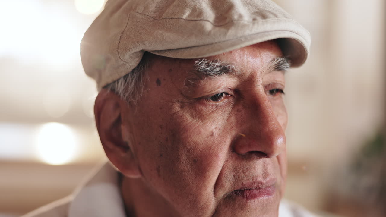 retrato en primer plano de un anciano