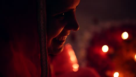 indian family decorating home for traditional diwali festivities