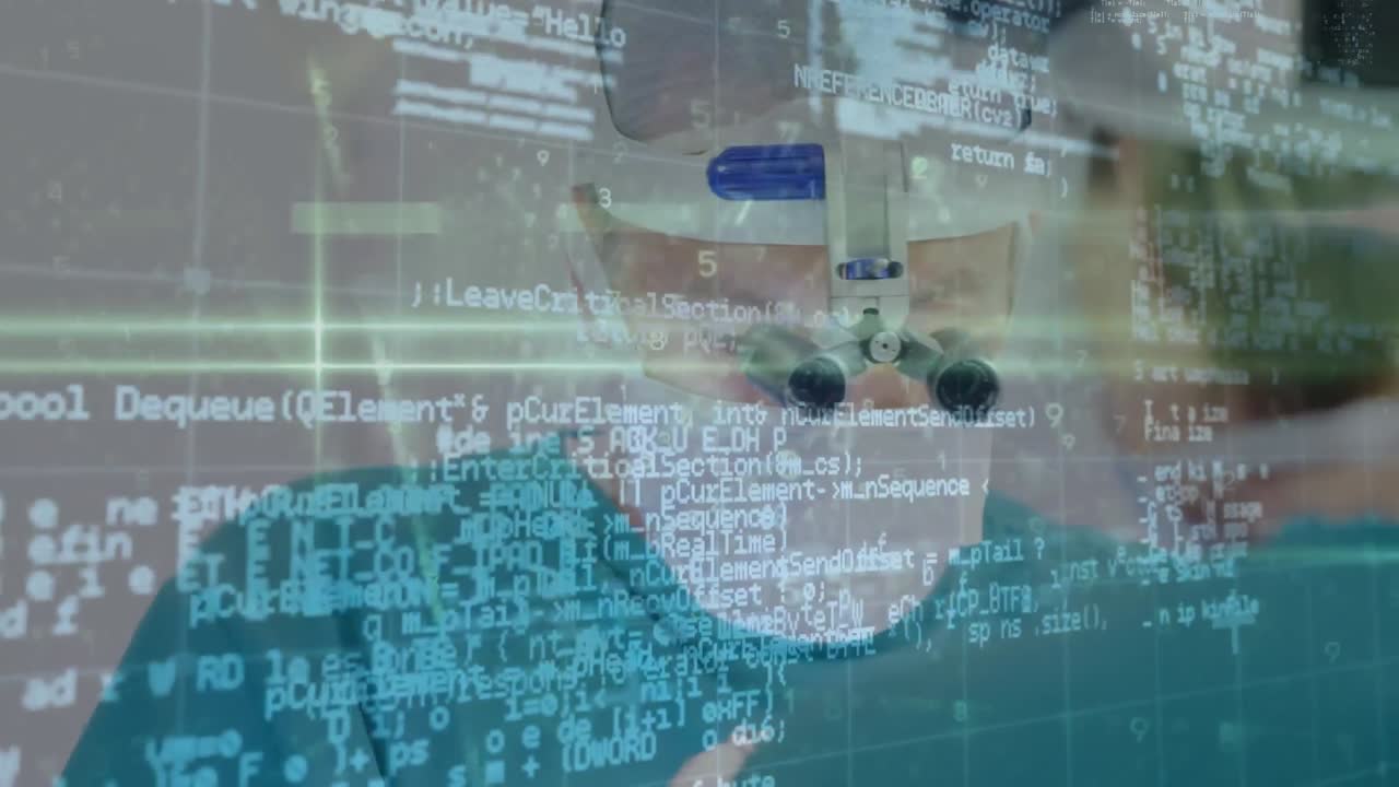 Animation of data processing over diverse surgeons