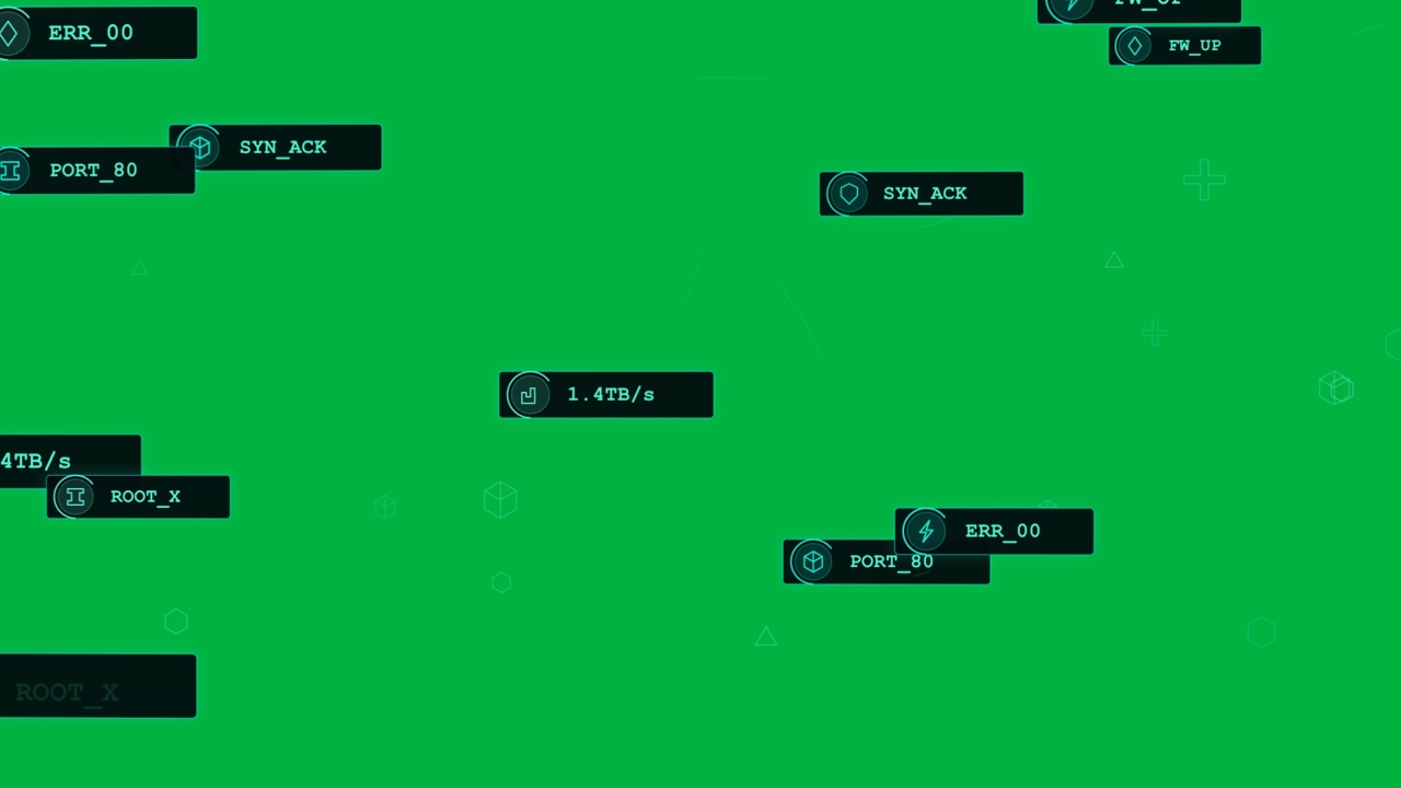 HUD animating, tags sliding from edges grouping around 1