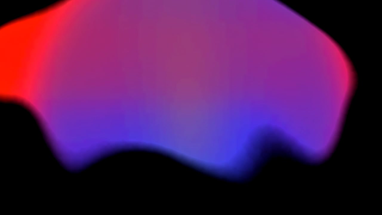 Abstract Glowing Light Orb Pulsing Against Black Background