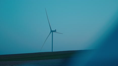 wind turbine in a field