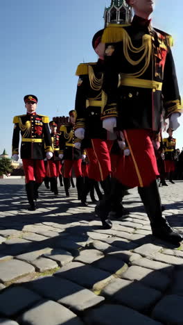 russian military parade on red square