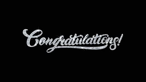 sparkling congratulations
