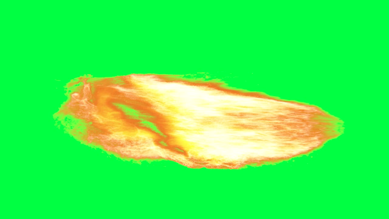 화재 폭발 녹색 스크린