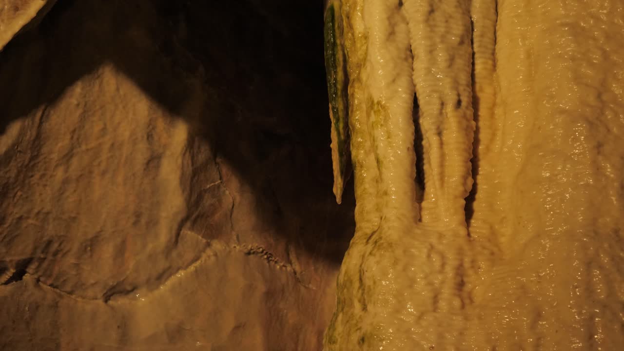 Dripping Stalagmites in Punkva caves