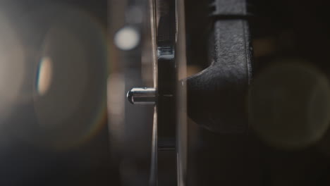 vintage machine part closeup