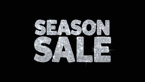 Season Sale - Sparkling Glitter Text