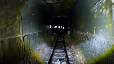 abandoned train tunnel exploration