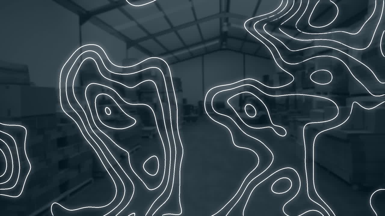 animación de isohyspses sobre el almacén