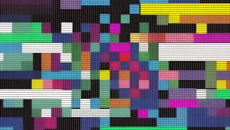 vibrant abstract geometric pattern with overlapping rectangles