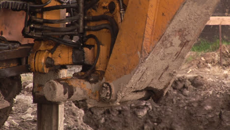 bulldozer on a construction site