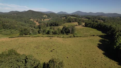 Snake-Mountain-NC,-North-Carolina-aerial-of-mountain-in-background-in-watauga-county-nc,-north-carolina-near-boone-and-blowing-rock-north-carolina