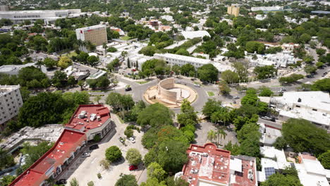 el lapso de tiempo del monumento a la patria en merida yucatan méxico