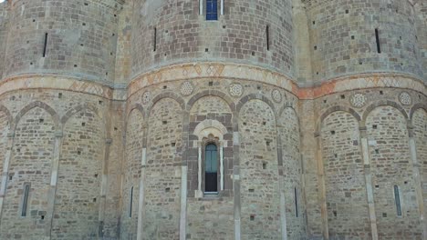 back of san giovanni in venere with three apses