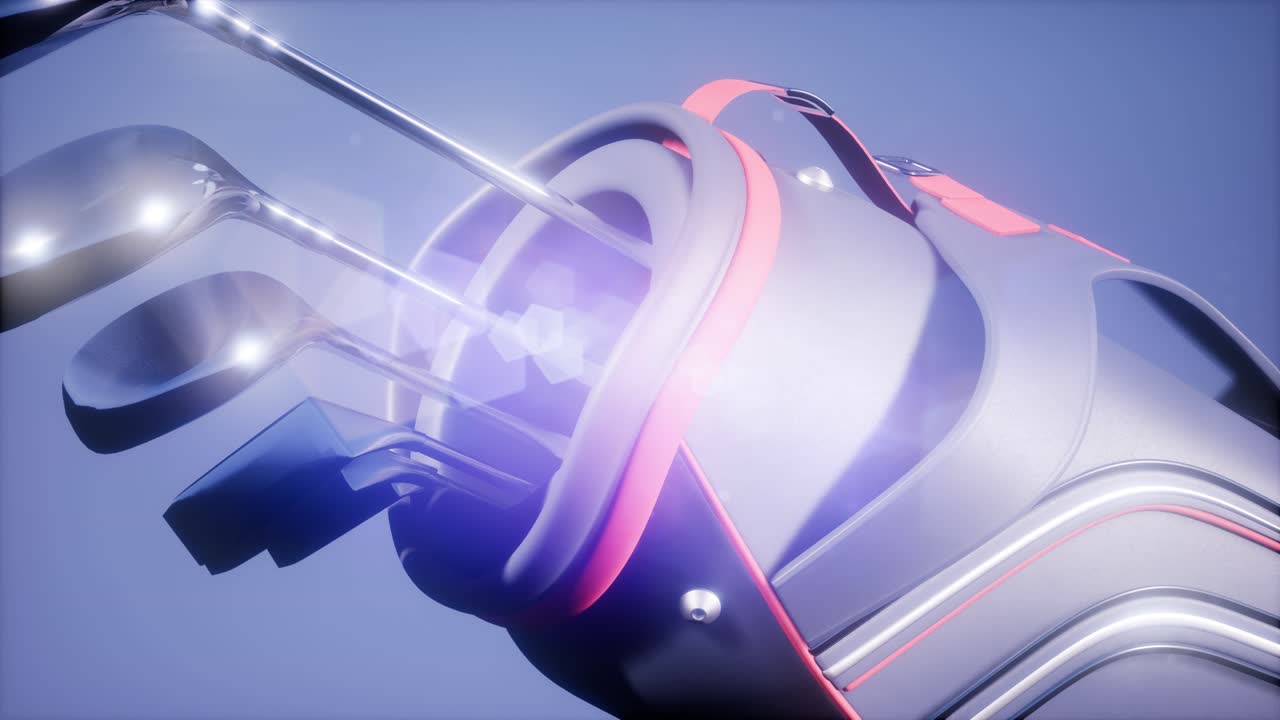 putter de golf en una bolsa de golf