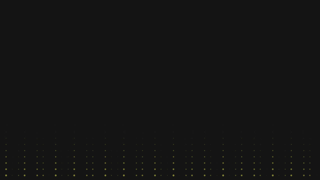diseño dinámico de puntos negros y amarillos con patrón de medio tono