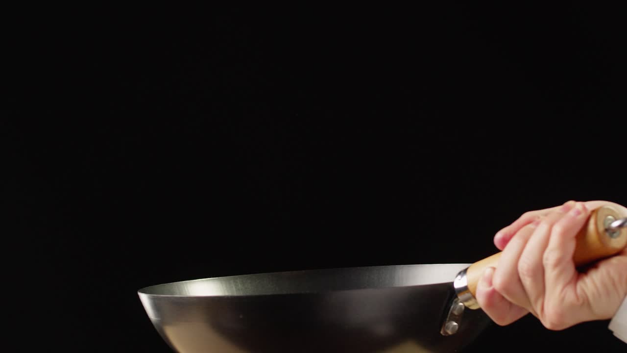 Cooking Vegetables in a Wok