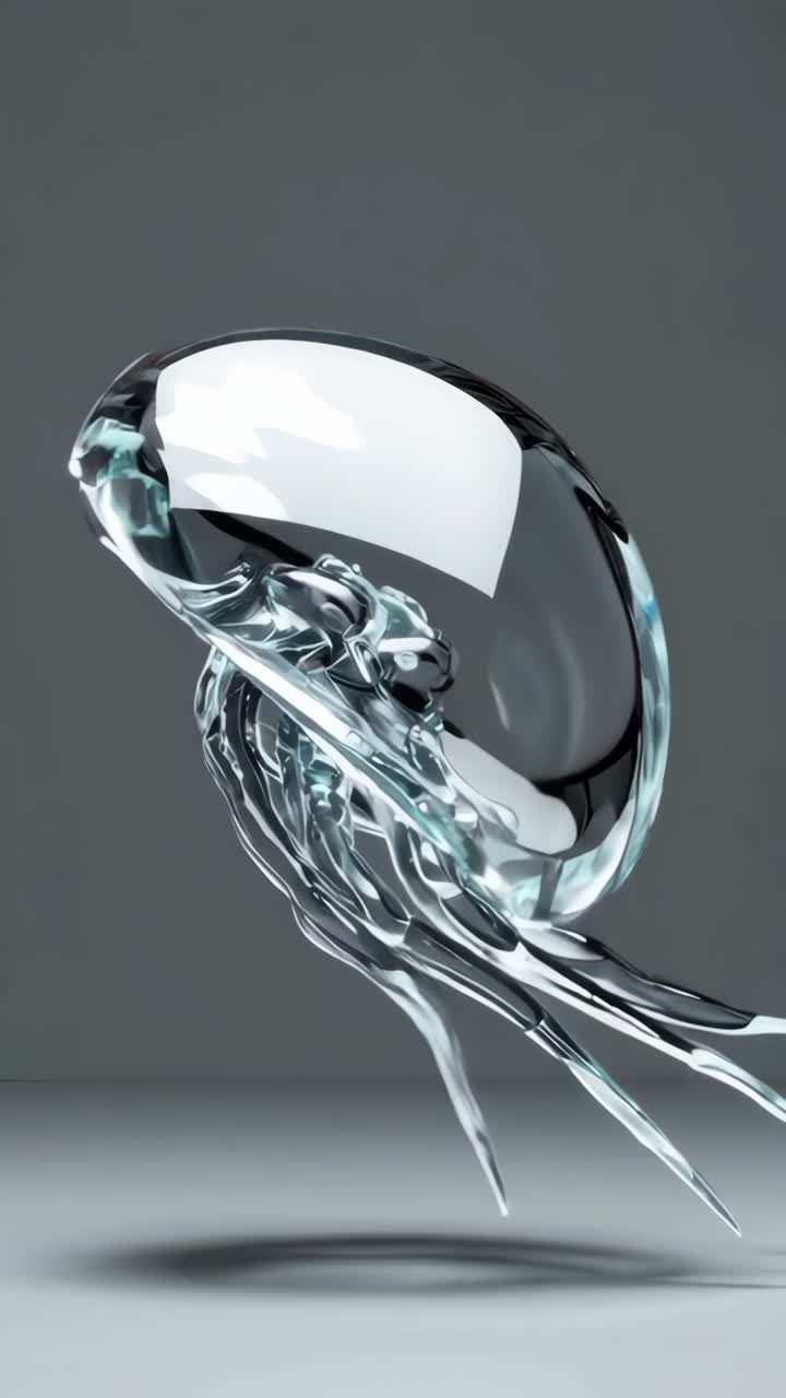 Glass Jellyfish 3D Model