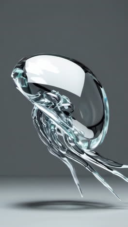 glass jellyfish 3d model