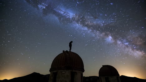 observatory under the milky way
