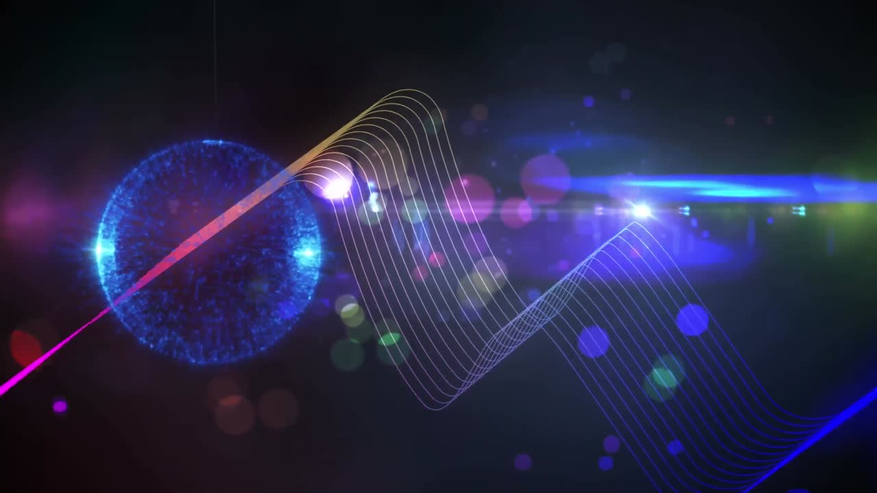 모양과 빛의 흔적의 애니메이션