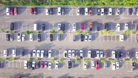 vista aérea del estacionamiento desde dorn
